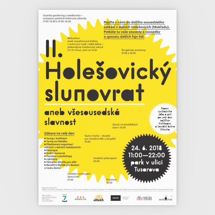 Holesovicky slunovrat plakat 3 D 2